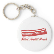 bacon nature's greatest miracle keychain