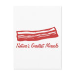 bacon nature's greatest miracle postcard