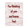 Bacon on Paper Post Card