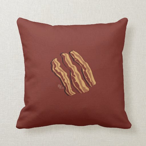 Bacon pillow Zazzle