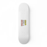 Bacon Plus Me Equals Happiness Funny skateboards