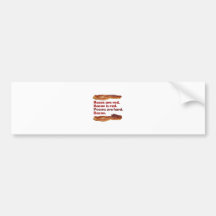 BACON POEM BUMPER STICKER