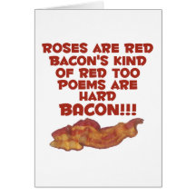 Bacon Poem Card