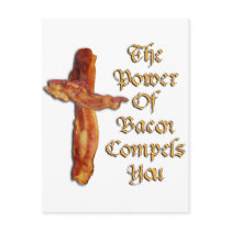 Bacon Power Post Cards
