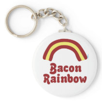 Bacon Rainbow Keychains