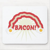 Bacon rainbow mouse pad