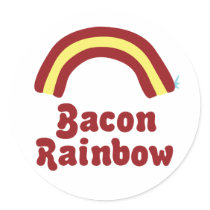 Bacon Rainbow Sticker