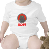 Bacon Robot Baby Clothes t-shirts