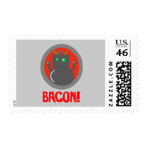 Bacon Robot Stamps