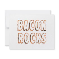 Bacon Rocks Personalized Invitation
