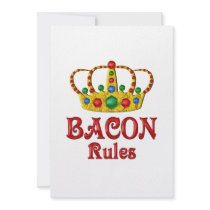 BACON RULES CUSTOM ANNOUNCEMENT