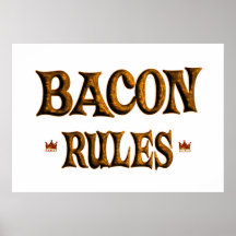 BACON RULES PRINT