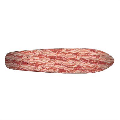 Bacon Skateboard Oldschool by kinggraphx