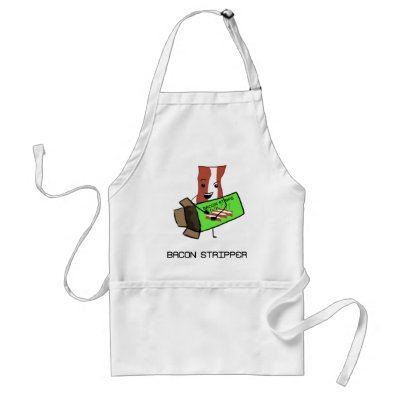 Bacon Stripper Apron by Dingbatz