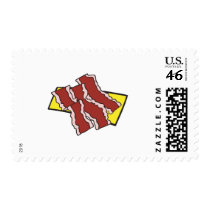 bacon strips postage stamps