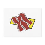 bacon strips postcard