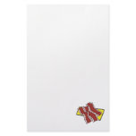 bacon strips personalized stationery
