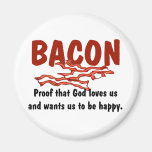 Bacon T-shirts and Gifts. Fridge Magnets
