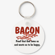 Bacon T-shirts and Gifts. keychains