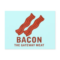 Bacon, The Gateway Meat postcards
