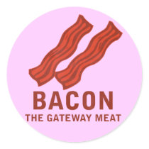 Bacon, The Gateway Meat stickers by jamierushad Bacon, The Gateway Meat stickers