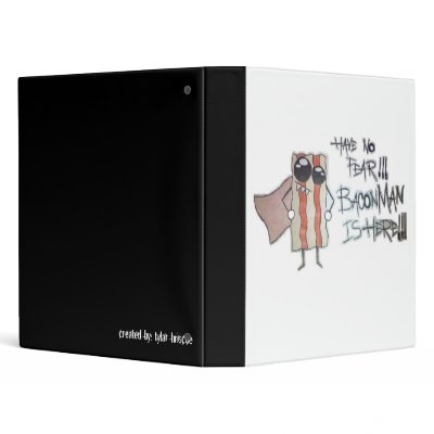 BaconMan! Binders by tylarc