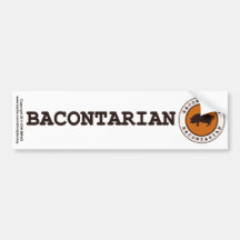 Bacontarian Bumper Stickers