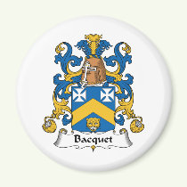 Bacquet Family Crest Magnet