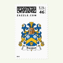 Bacquet Family Crest Stamps