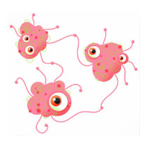 Bacteria Family posters by prawny Bacteria Family posters