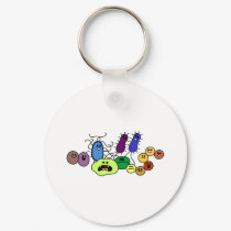 Bacteria keychains