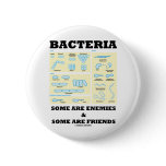 Bacteria Some Are Enemies & Some Are Friends Buttons