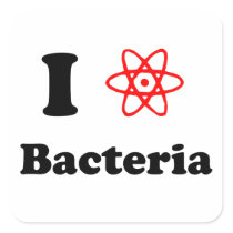 Bacteria Square Sticker
