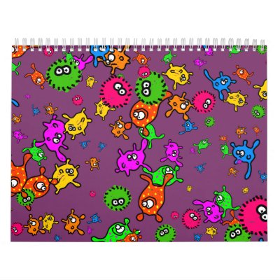 Bacteria Wallpaper Wall Calendars by prawny