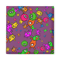 Bacteria Wallpaper magnets by prawny Bacteria Wallpaper magnets
