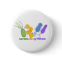 Bacterial Friends Button