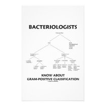 Bacteriologists Know Gram-Positive Classification stationery