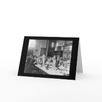 Bacteriology Lab at Howard Univiversity 1900 cards