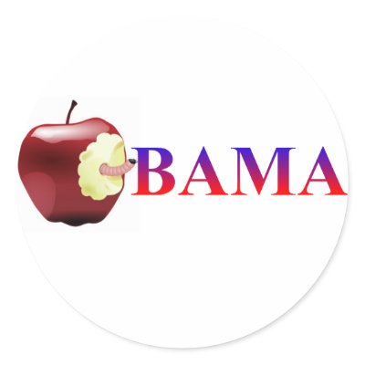 Bad Apple Round Sticker by DeeplyThunk