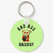 Bad Ass Bassist keychains by smallhandsdesigns Bad Ass Bassist keychains