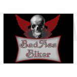 Bad Ass Biker T shirts Gifts Card