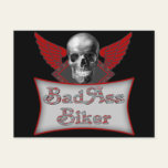 Bad Ass Biker T shirts Gifts Post Cards