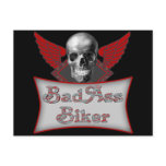 Bad Ass Biker T shirts Gifts Post Cards