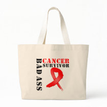 Bad Ass Blood Cancer Survivor bags by cancerapparel Bad Ass Blood Cancer Survivor bags
