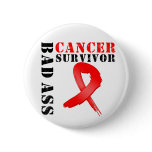 Bad Ass Blood Cancer Survivor Pins