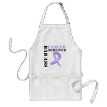 Bad Ass Cancer Survivor aprons by cancerapparel Bad Ass Cancer Survivor aprons