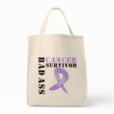 Bad Ass Cancer Survivor Bag by cancerapparel