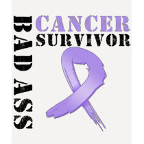 Bad Ass Cancer Survivor t-shirts by cancerapparel Bad Ass Cancer Survivor t-shirts