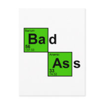 Bad Ass Chemistry Post Card