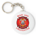 Bad Ass Firefighter Keychain
